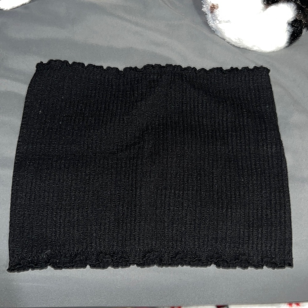 black tube top, size small/medium